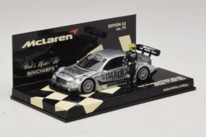 Mercedes C203 DTM Team McLaren Mercedes MP4-98T Mika & Erja Hakkinen Lapland 17 April 2000 Minichamps 1:43 530984378-P1 Metal - nuotrauka 2 iš 4