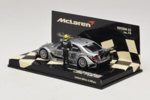Mercedes C203 DTM Team McLaren Mercedes MP4-98T Mika & Erja Hakkinen Lapland 17 April 2000 Minichamps 1:43 530984378-P1 Metal - nuotrauka 3 iš 4