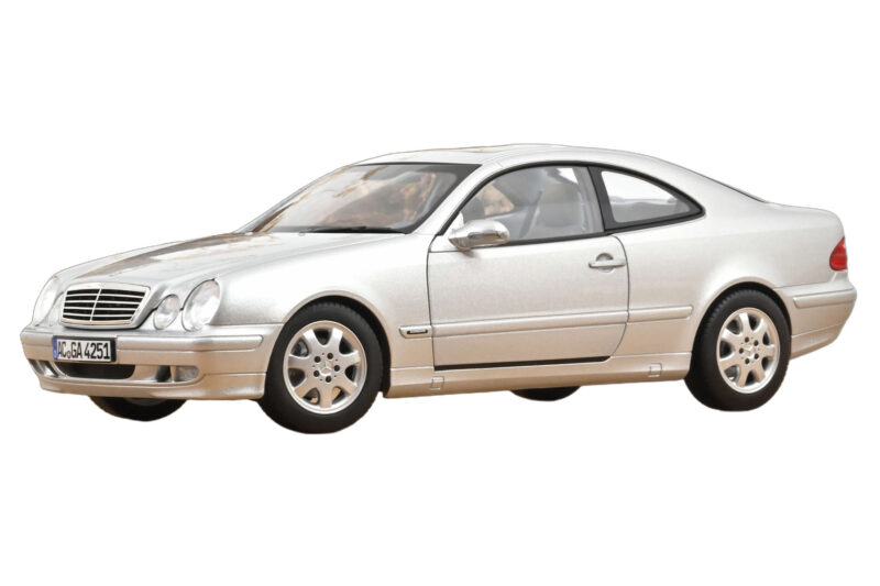Mercedes CLK C208 Brilliant Silver Norev 1:18 183335 Metalas