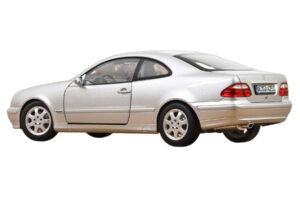 Mercedes CLK C208 Brilliant Silver Norev 1:18 183335 Metalas - nuotrauka 3 iš 3