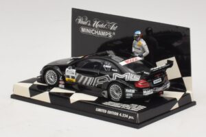 Mercedes CLK DTM #2 J. Alesi First DTM Podium Finish Hockenheim 2002 Minichamps 1:43 400023292 Metalas - nuotrauka 3 iš 4