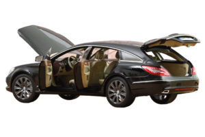 Mercedes CLS Shooting Brake X218 Obsidian Black Metallic Norev 1:18 183944 Metalas - nuotrauka 2 iš 3