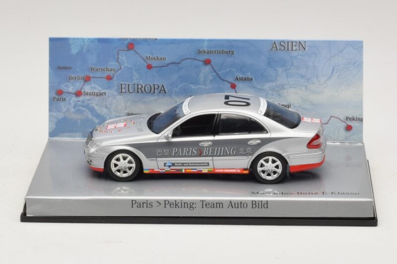 Mercedes E-Class #7 Team Auto Bild Rally Paris-Peking 2007 Minichamps 1:43 Mercedes E-Class #7 Team Auto Bild Rally Paris-Peking 2007 Minichamps 1:43 B66962263 Metalas