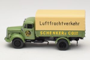 Mercedes L 3500 Bortinis Sunkvežimis Schenker Minichamps 1:43 439350028 Metalas - nuotrauka 3 iš 6