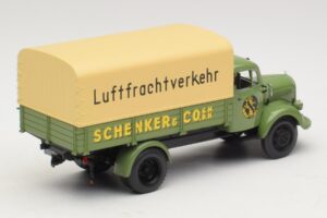 Mercedes L 3500 Bortinis Sunkvežimis Schenker Minichamps 1:43 439350028 Metalas - nuotrauka 2 iš 6