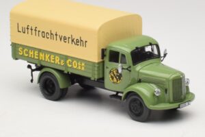 Mercedes L 3500 Bortinis Sunkvežimis Schenker Minichamps 1:43 439350028 Metalas - nuotrauka 4 iš 6