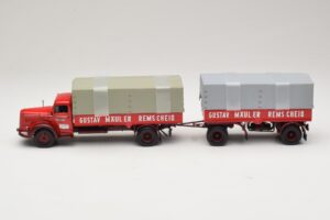 Mercedes L315 Pritschenzug Gustav Mauler Minichamps 1:43 499034720 Metalas - nuotrauka 3 iš 6