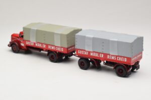 Mercedes L315 Pritschenzug Gustav Mauler Minichamps 1:43 499034720 Metalas - nuotrauka 5 iš 6