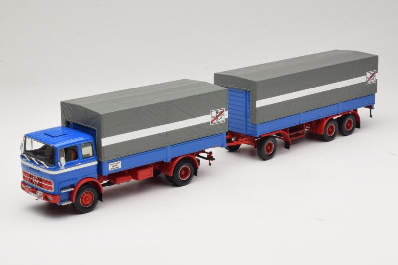 Mercedes LP1620 Pritschenzug Fern Schnell Gut Minichamps 1:43 499034820 Metalas