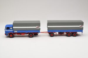 Mercedes LP1620 Pritschenzug Fern Schnell Gut Minichamps 1:43 499034820 Metalas - nuotrauka 3 iš 6