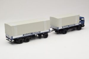 Mercedes LP1624 Pritschenzug Dachser Minichamps 1:43 499034821 Metalas - nuotrauka 2 iš 6