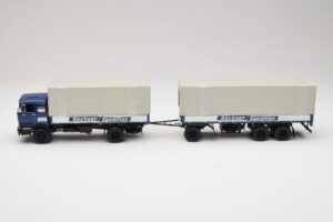 Mercedes LP1624 Pritschenzug Dachser Minichamps 1:43 499034821 Metalas - nuotrauka 3 iš 6