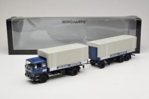 Mercedes LP1624 Pritschenzug Dachser Minichamps 1:43 499034821 Metalas - nuotrauka 6 iš 6