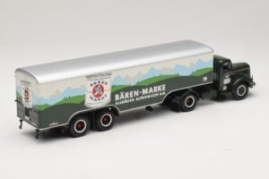 Mercedes LS315 Koffersattelzug Bärenmarke Minichamps 1:43 499034780 Metalas - nuotrauka 2 iš 6