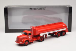 Mercedes LS315 Tanksattelzug Esso Minichamps 1:43 499034770 Metalas - nuotrauka 6 iš 6