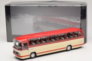 Mercedes O 302 Raudonas Kreminis Minichamps 1:43 439035190 Metalas - nuotrauka 6 iš 6