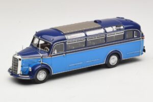 Mercedes O 3500 Autobusas Šviesiai Mėlynas Tamsiai Mėlynas Minichamps 1:43 439360011 Metalas