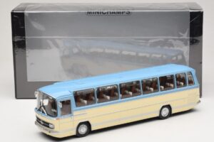 Mercedes O302 Mėlyna Kremas Minichamps 1:43 439035181 Metalas - nuotrauka 6 iš 6
