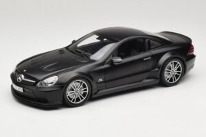 Mercedes SL65 AMG R230 Black Series Matt Black Minichamps 1:18 100038121 Metalas