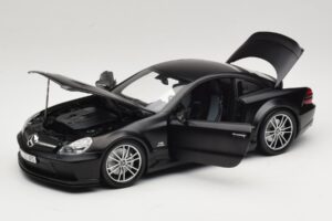 Mercedes SL65 AMG R230 Black Series Matt Black Minichamps 1:18 100038121 Metalas - nuotrauka 2 iš 8