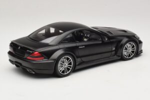 Mercedes SL65 AMG R230 Black Series Matt Black Minichamps 1:18 100038121 Metalas - nuotrauka 3 iš 8