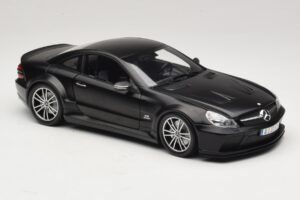 Mercedes SL65 AMG R230 Black Series Matt Black Minichamps 1:18 100038121 Metalas - nuotrauka 6 iš 8