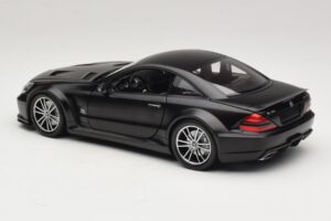 Mercedes SL65 AMG R230 Black Series Matt Black Minichamps 1:18 100038121 Metalas - nuotrauka 7 iš 8