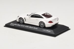 Mercedes SL65 AMG R230 Black Series Matinis Baltas Minichamps 1:43 400038222 Metalas - nuotrauka 3 iš 4