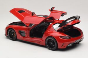 Mercedes SLS AMG C197 Black Series Raudonas Minichamps 1:18 110033022 Metalas - nuotrauka 5 iš 8