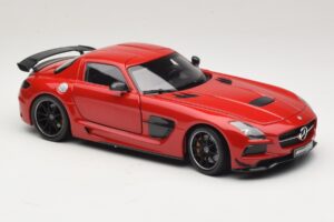 Mercedes SLS AMG C197 Black Series Raudonas Minichamps 1:18 110033022 Metalas - nuotrauka 6 iš 8