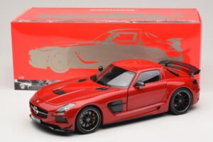 Mercedes SLS AMG C197 Black Series Raudonas Minichamps 1:18 110033022 Metalas - nuotrauka 8 iš 8
