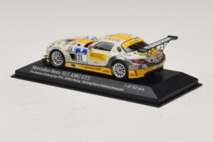 Mercedes SLS AMG GT3 #21 Rowe Racing Hartung / Heyer Nurburgring 24 Hours 2013 Minichamps 1:43 410133221 Metalas - nuotrauka 3 iš 4