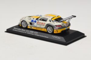 Mercedes SLS AMG GT3 #22 Rowe Racing Graf / Jager Nurburgring 24 Hours 2013 Minichamps 1:43 410133222 Metalas - nuotrauka 3 iš 4