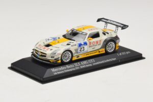 Mercedes SLS AMG GT3 #23 Rowe Racing Arnold / Roloff Nurburgring 24 Hours 2013 Minichamps 1:43 410133223 Metalas - nuotrauka 2 iš 4