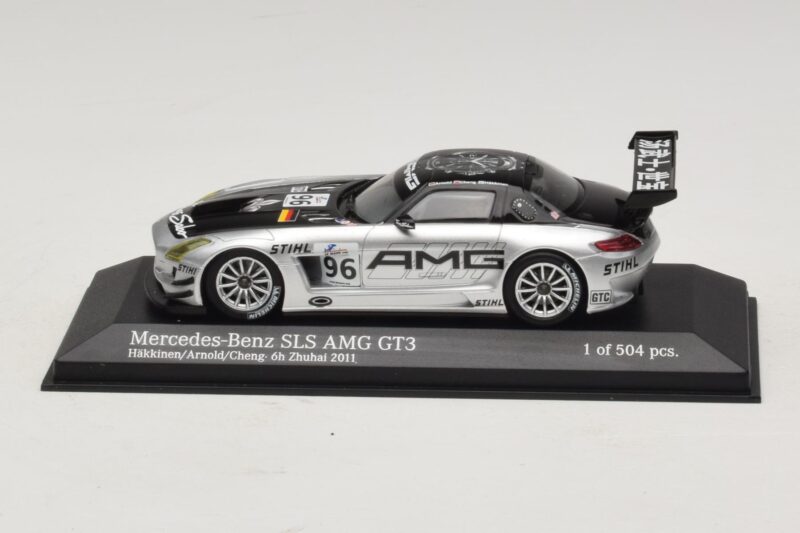 Mercedes SLS AMG GT3 #96 M. Hakkinen / R. Arnold 6 Hours of Zhuhai 2011 Minichamps 1:43 Mercedes SLS AMG GT3 #96 M. Hakkinen / R. Arnold 6 Hours of Zhuhai 2011 Minichamps 1:43 410113296 Metalas