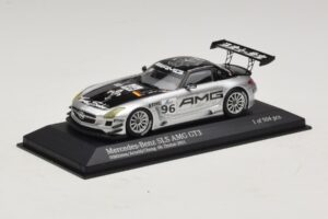 Mercedes SLS AMG GT3 #96 M. Hakkinen / R. Arnold 6 Hours of Zhuhai 2011 Minichamps 1:43 410113296 Metalas - nuotrauka 2 iš 4