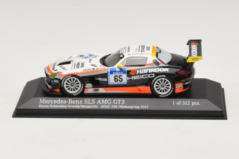 Mercedes SLS AMG GT3 #65 Hankook 24 Hours of Nurburgring 2012 Minichamps 1:43 Mercedes SLS AMG GT3 #65 Hankook 24 Hours of Nurburgring 2012 Minichamps 1:43 437123265 Metalas