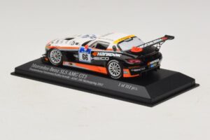 Mercedes SLS AMG GT3 #66 Hankook C. Frankenhout / Simonsen 24 Hours of Nurburgring 2012 Minichamps 1:43 437123266 Metalas - nuotrauka 3 iš 4