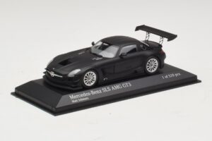 Mercedes SLS AMG GT3 Matinis Juodas Minichamps 1:43 410113200 Metalas - nuotrauka 2 iš 4