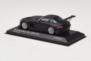 Mercedes SLS AMG GT3 Matinis Juodas Minichamps 1:43 410113200 Metalas - nuotrauka 3 iš 4