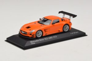 Mercedes SLS AMG GT3 Street Orange Minichamps 1:43 410113204 Metalas - nuotrauka 2 iš 4