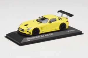 Mercedes SLS AMG GT3 Geltonas Minichamps 1:43 410113201 Metalas - nuotrauka 2 iš 4