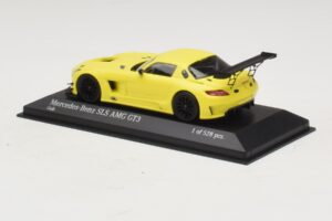Mercedes SLS AMG GT3 Geltonas Minichamps 1:43 410113201 Metalas - nuotrauka 3 iš 4