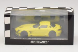 Mercedes SLS AMG GT3 Geltonas Minichamps 1:43 410113201 Metalas - nuotrauka 4 iš 4