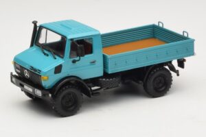 Mercedes Unimog 1300 L Sunkvežimis su Platforma Mėlynas Minichamps 1:43 439033020 Metalas