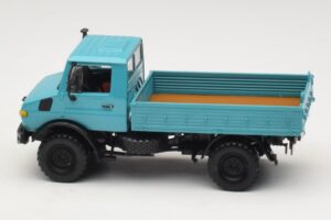 Mercedes Unimog 1300 L Sunkvežimis su Platforma Mėlynas Minichamps 1:43 439033020 Metalas - nuotrauka 3 iš 6