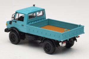 Mercedes Unimog 1300 L Sunkvežimis su Platforma Mėlynas Minichamps 1:43 439033020 Metalas - nuotrauka 5 iš 6