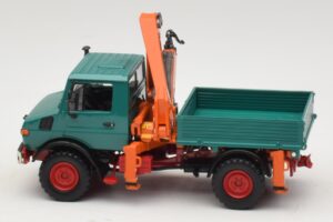 Mercedes Unimog 1300 L Savivartis su Krautuvo Kranu Minichamps 1:43 439033000 Metalas - nuotrauka 3 iš 6