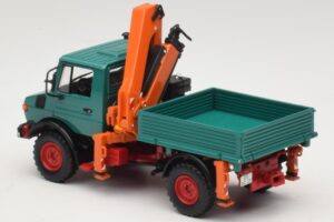 Mercedes Unimog 1300 L Savivartis su Krautuvo Kranu Minichamps 1:43 439033000 Metalas - nuotrauka 5 iš 6