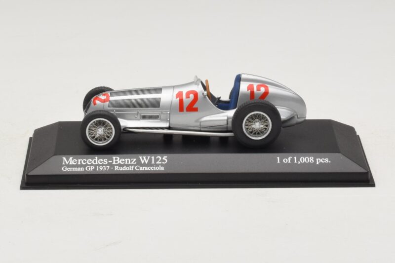 Mercedes W125 R. Caracciola German GP 1937 Minichamps 1:43 Mercedes W125 R. Caracciola German GP 1937 Minichamps 1:43 400370012 Metalas